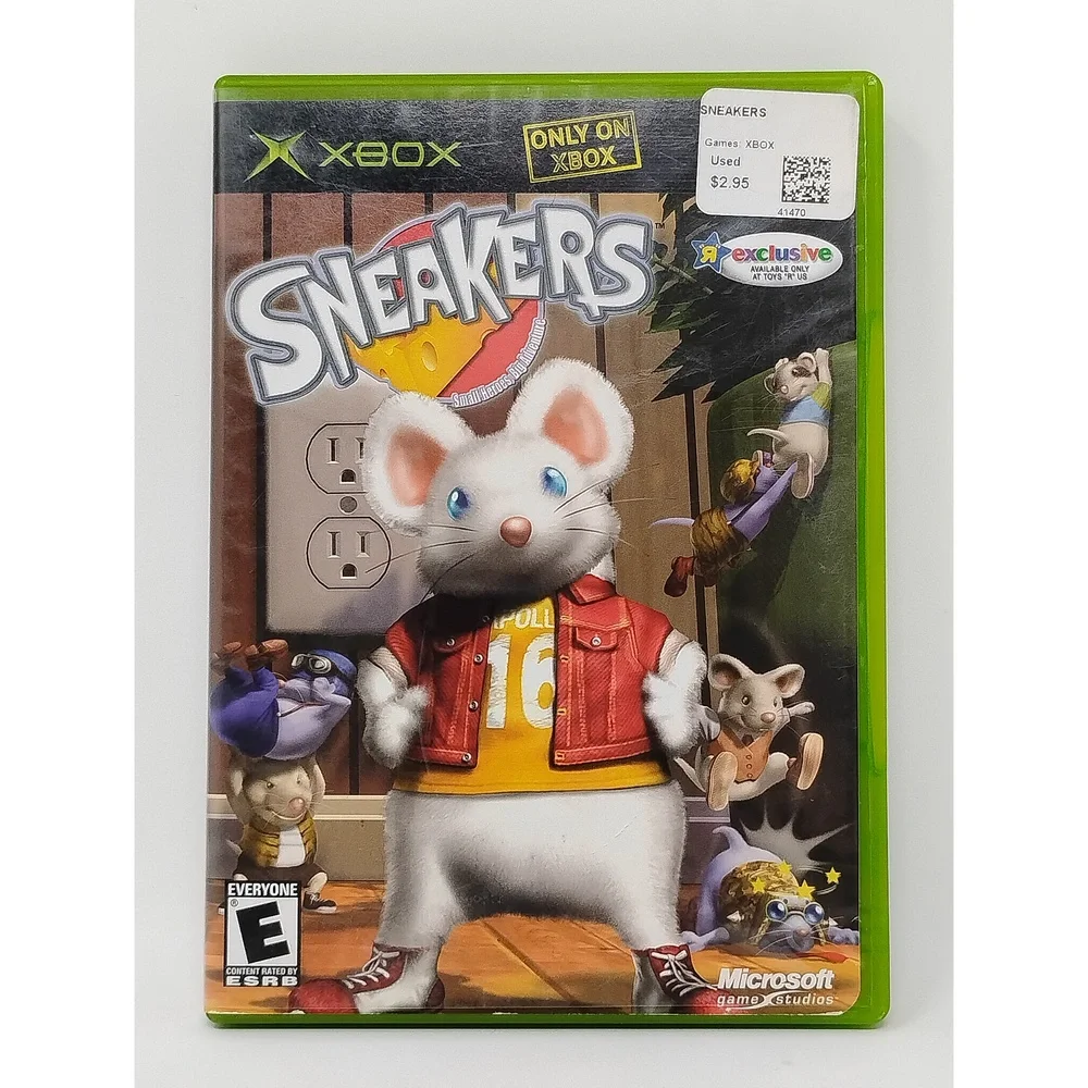 Sneakers Xbox Video Game 2002 Microsoft Game Studios Toys R Us Exclusive Title